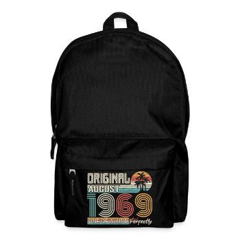 August 1969 Geburtstag August 1969 Geschenk - Rucksack - Schwarz - Vorne