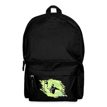 Water polo - water polo players throwing - Backpack - black - Front