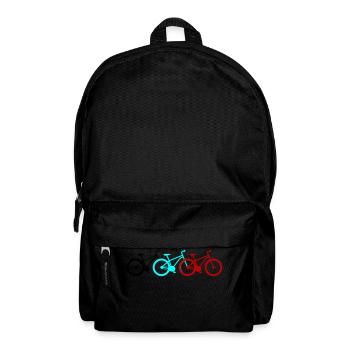 Bicycle Bike Bicycles - Backpack - black - Front