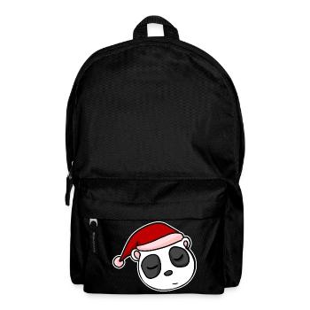 Panda Noël Noël Avent - Sac à dos - noir - Devant