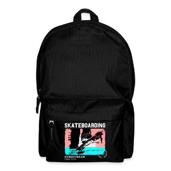 Skateboarding Skate Skater Skateboard Sk8 Vintage - Sac à dos - noir - Devant