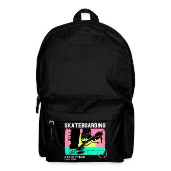 Skateboarding Skate Skater Skateboard Sk8 Vintage - Sac à dos - noir - Devant