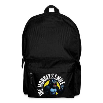 Roaring Gorilla in Vintage Style - Backpack - black - Front