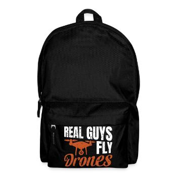 Real Guys fly Drones - Backpack - black - Front