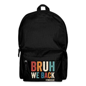 Brother, we're back in 2nd grade, first grade - Backpack - black - Front