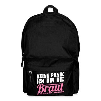Enterrement de vie de garçon Équipe Mariée Enterrement de vie de jeune fille - Sac à dos - noir - Devant