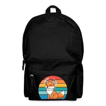 Astronauts Retro Predator Red Fox Fox Lover - Backpack - black - Front