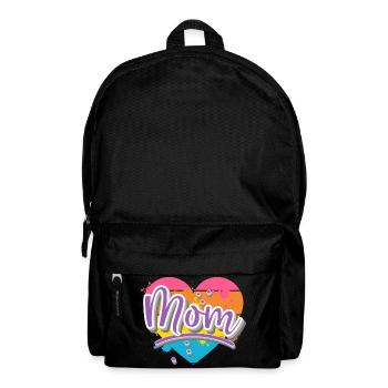 Mom Heart - Backpack - black - Front