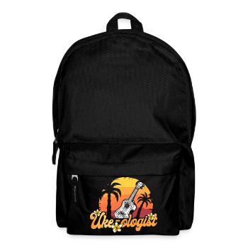 Hawaiian Ukulele Uke Uke-Ologist - Backpack - black - Front