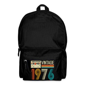 Vintage 1976 Limited Edition, 50. Geburtstagsgeschenke - Rucksack - Schwarz - Vorne