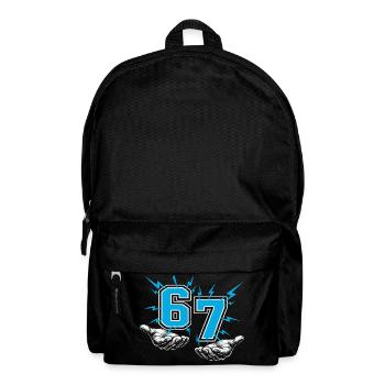 67 six seven - Rucksack - Schwarz - Vorne