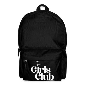 filles, soirée pyjama, girl power - Sac à dos - noir - Devant
