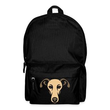 Lévrier, Galgo - Sac à dos - noir - Devant