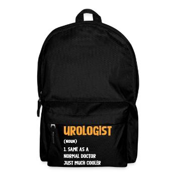 Urologe Humor Shirt - Rucksack - Schwarz - Vorne