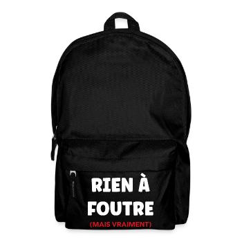 I don't give a damn - Backpack - black - Front