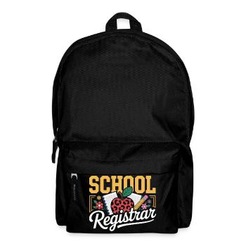 School Secretary Organization and Appreciation - Backpack - black - Front