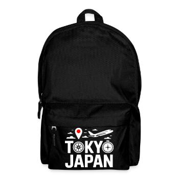 Tokyo Japan City Reise Motiv - Rucksack - Schwarz - Vorne