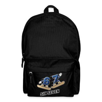 6 7 Six Seven Snowboard Meme - Sac à dos - noir - Devant