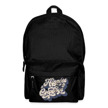 Pour les Hippies et les Cowboys - Sac à dos - noir - Devant