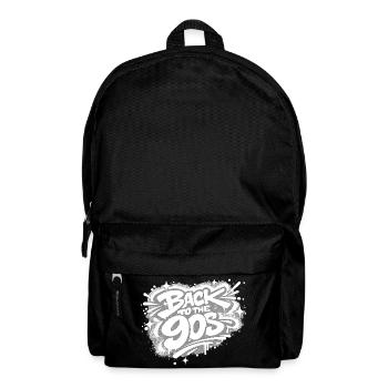 Back to the 90s Graffiti - Backpack - black - Front