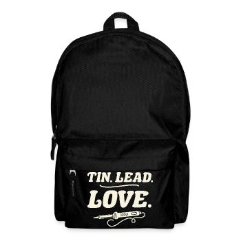 Soldering PCB Tin Lead Love Solder Electronics - Backpack - black - Front