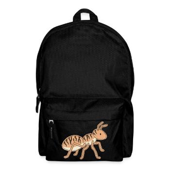 Stylized Tiger Ant Tiger Stripes - Backpack - black - Front