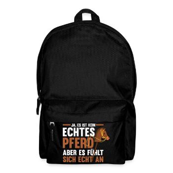 Steckenpferd Hobbyhorse Hobby Horsing - Rucksack - Schwarz - Vorne
