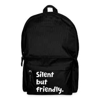 Introvert - Funny Introvert Design - Sarcastic - Backpack - black - Front