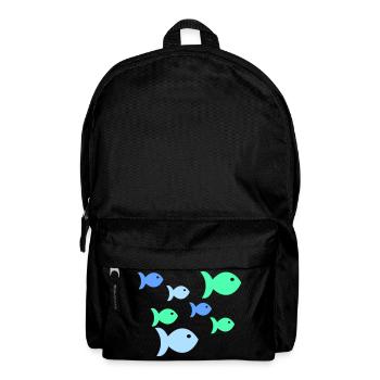 Pastel Fish Tropical Sea Fish - Backpack - black - Front
