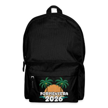 Formentera 2026 - Rucksack - Schwarz - Vorne
