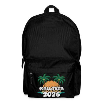 Mallorca 2026 - Rucksack - Schwarz - Vorne
