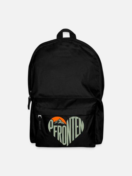 Pfronten Bergherz Panorama - Rucksack - Schwarz