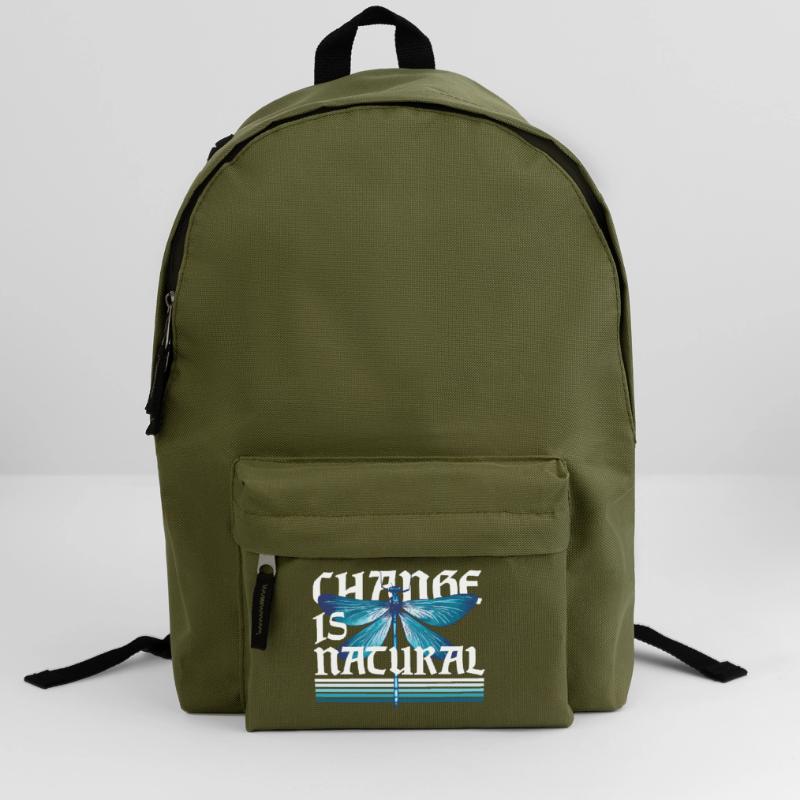 Libelle Libellen Change Is Natural Rucksack