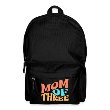 mom of three - Backpack - black - Front