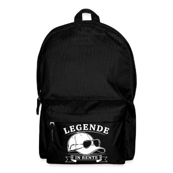 Legend retired - Backpack - black - Front
