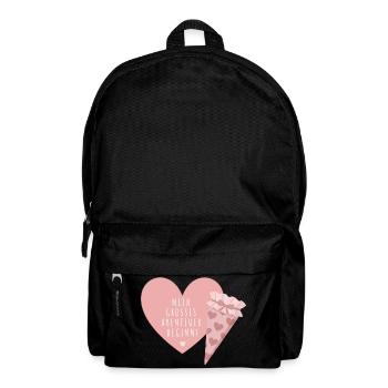 Mein großes Abenteuer beginnt Einschulungsdesign - Rucksack - Schwarz - Vorne