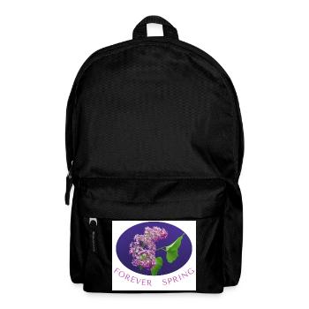 FOREVER SPRING Lilac Photo Print  - Backpack - black - Front