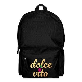 Citation Dolce Vita Pineapple Party Gold Joie de vivre - Sac à dos - noir - Devant