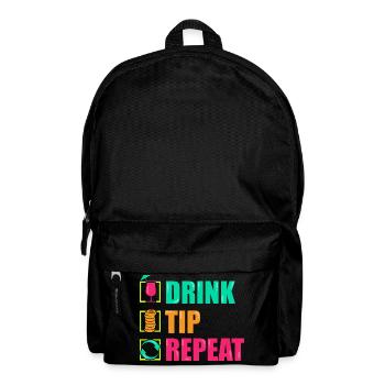Serveur Barman Barchef - Sac à dos - noir - Devant