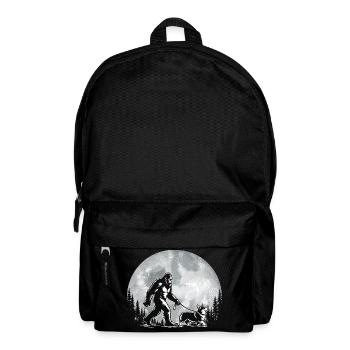 Bigfoot Walking Corgi – Walisischer Corgi, Hundemama, Vater - Rucksack - Schwarz - Vorne