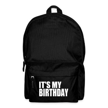 ITS MY BIRTHDAY - Backpack - black - Front