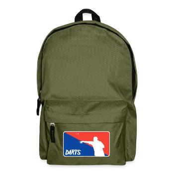Dart player - Backpack - olive green - Front