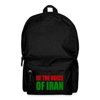 Be the voice of iran - Backpack - black - Front