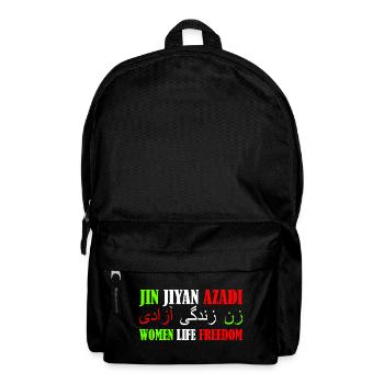 jin jiyan azadi women life freedom - Sac à dos - noir - Devant