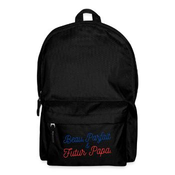Cadeau original pour Futur Papa - Sac à dos - noir - Devant