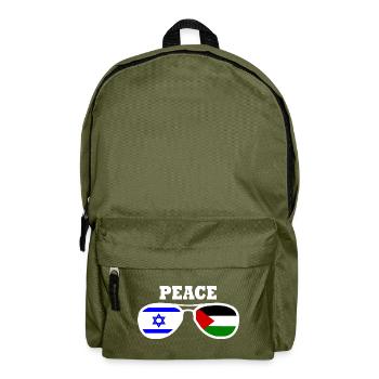Free Palestine Israel peace - Sac à dos - vert olive - Devant
