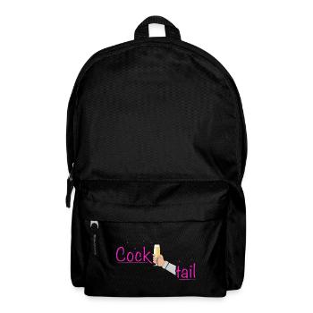 Cocktail Drink Toast Cheers - Backpack - black - Front