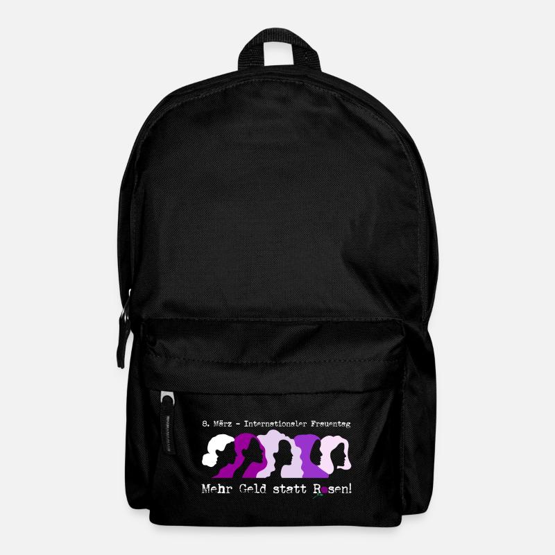 Frauentag (Mehr-Geld-statt-Rosen-Edition) - Rucksack - Schwarz