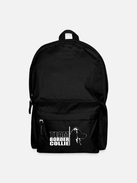 TEAM Border Collie Hunde Hund Hütehunde Wilsigns - Rucksack - Schwarz