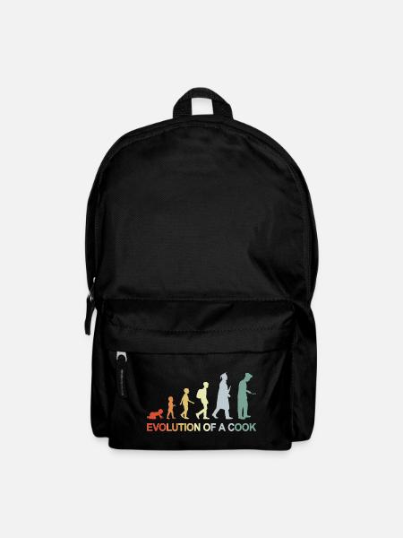 Evolution Of A Cook - Rucksack - Schwarz